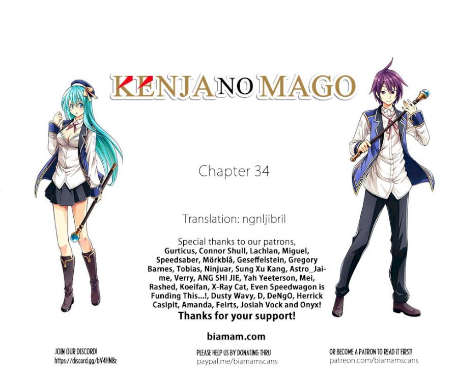 Kenja no Mago Chapter 34 Page 1