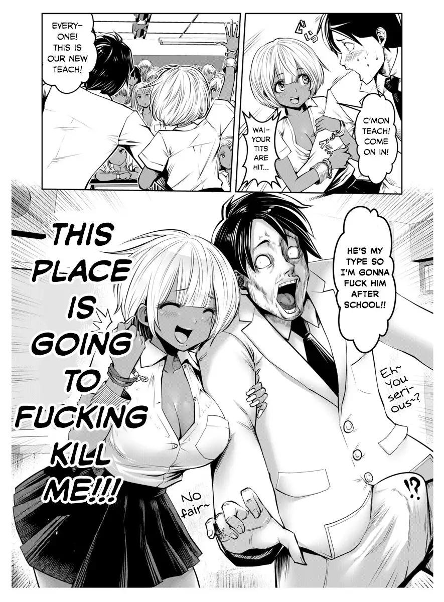 Black Gakkou ni Tsutomete Shimatta Sensei Chapter 1 Page 4