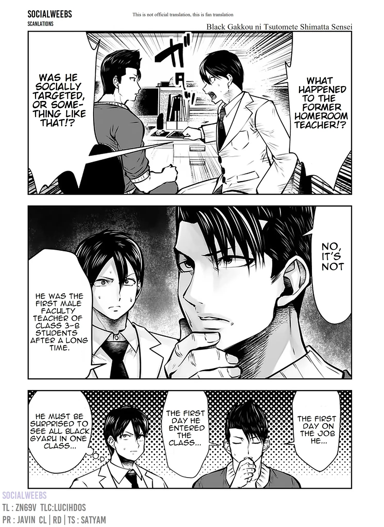 Black Gakkou ni Tsutomete Shimatta Sensei Chapter 18.2 Page 1