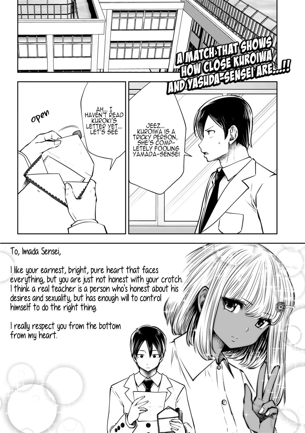 Black Gakkou ni Tsutomete Shimatta Sensei Chapter 19.1 Page 1