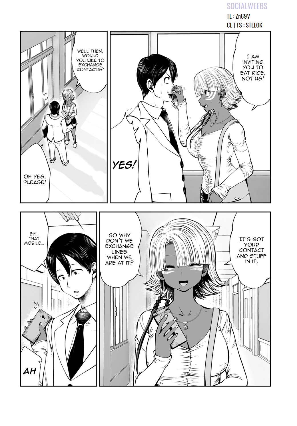 Black Gakkou ni Tsutomete Shimatta Sensei Chapter 19.3 Page 1