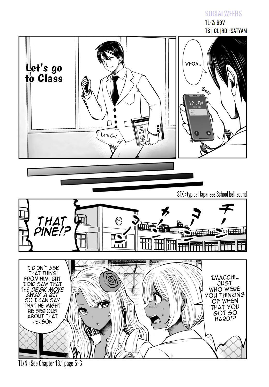 Black Gakkou ni Tsutomete Shimatta Sensei Chapter 19.4 Page 1