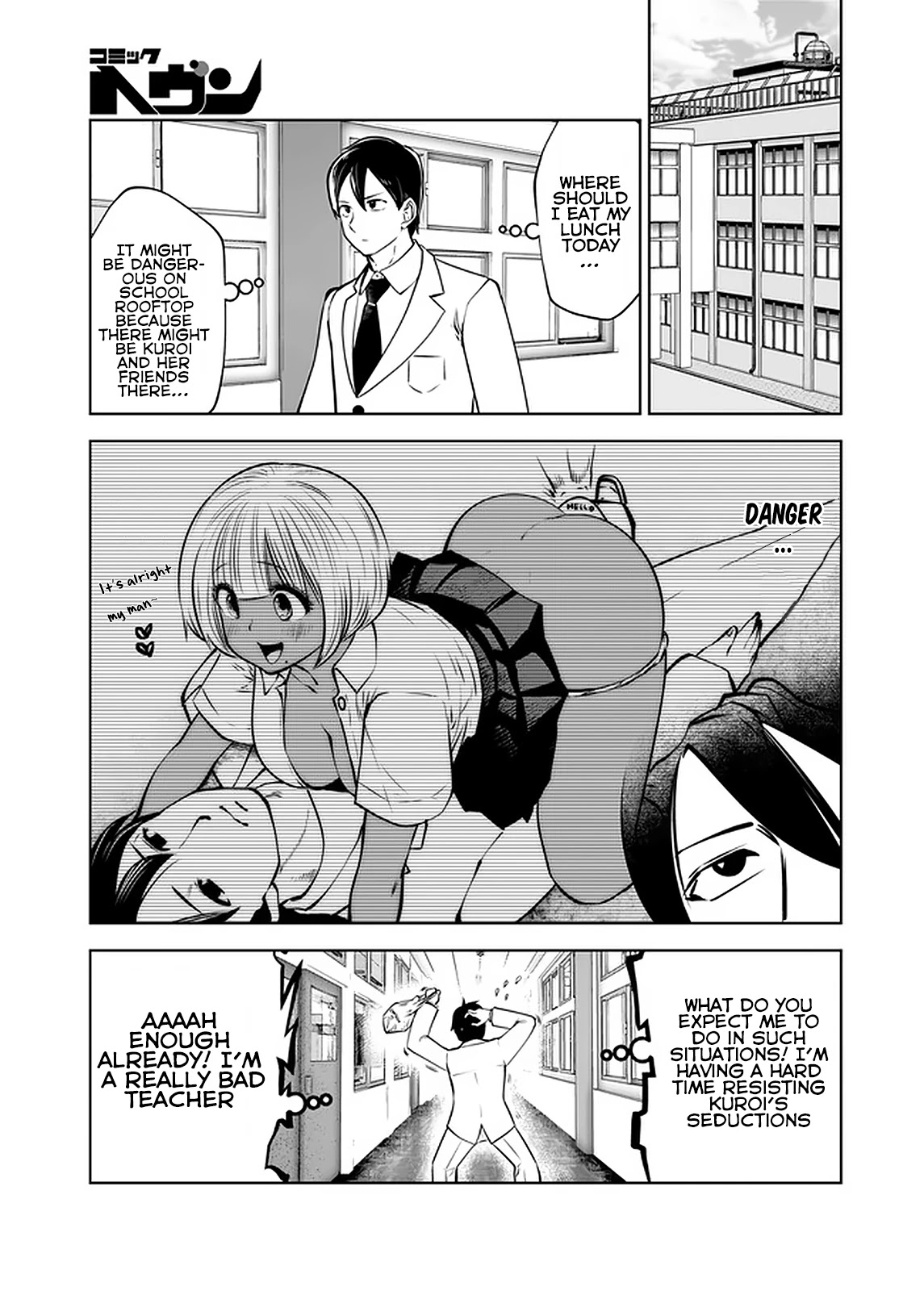 Black Gakkou ni Tsutomete Shimatta Sensei Chapter 20.1 Page 4