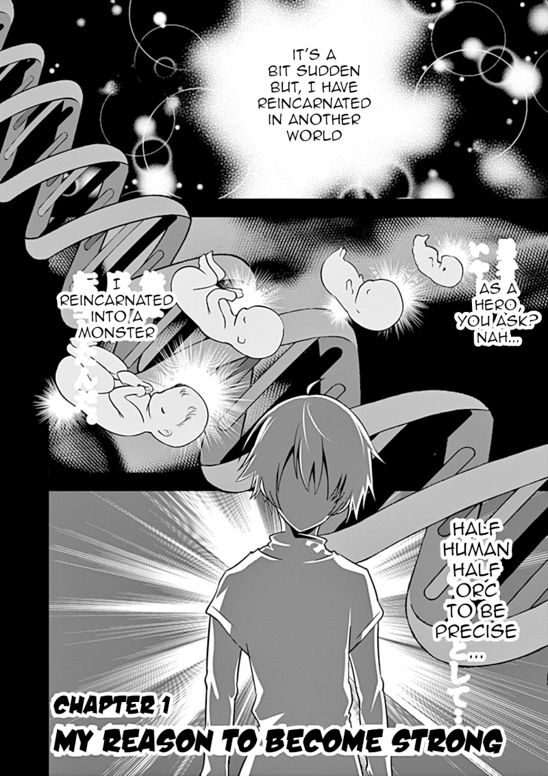 Shijou Saikyou Orc-san no Tanoshii Tanetsuke Harem Zukuri Chapter 1: My Reason To Become Strong Page 2
