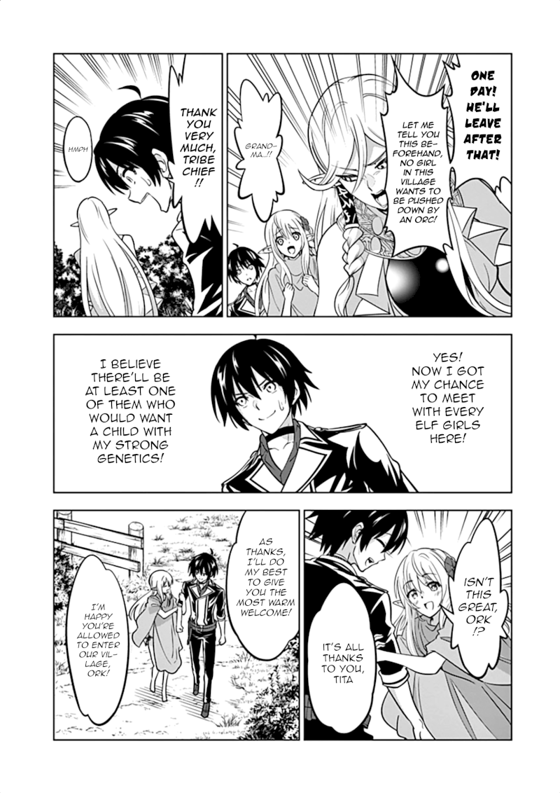 Shijou Saikyou Orc-san no Tanoshii Tanetsuke Harem Zukuri Chapter 14: Ork-San In Elf Village Page 15