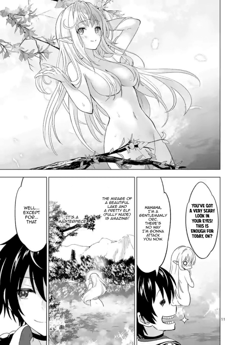Shijou Saikyou Orc-san no Tanoshii Tanetsuke Harem Zukuri Chapter 22: The Orc And The Elf Are United Page 12