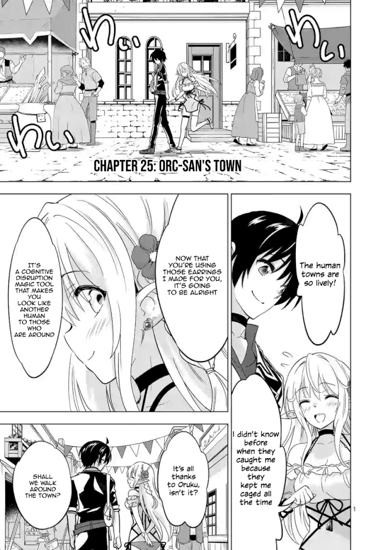 Shijou Saikyou Orc-san no Tanoshii Tanetsuke Harem Zukuri Chapter 25: Orc-San’s Town Page 2