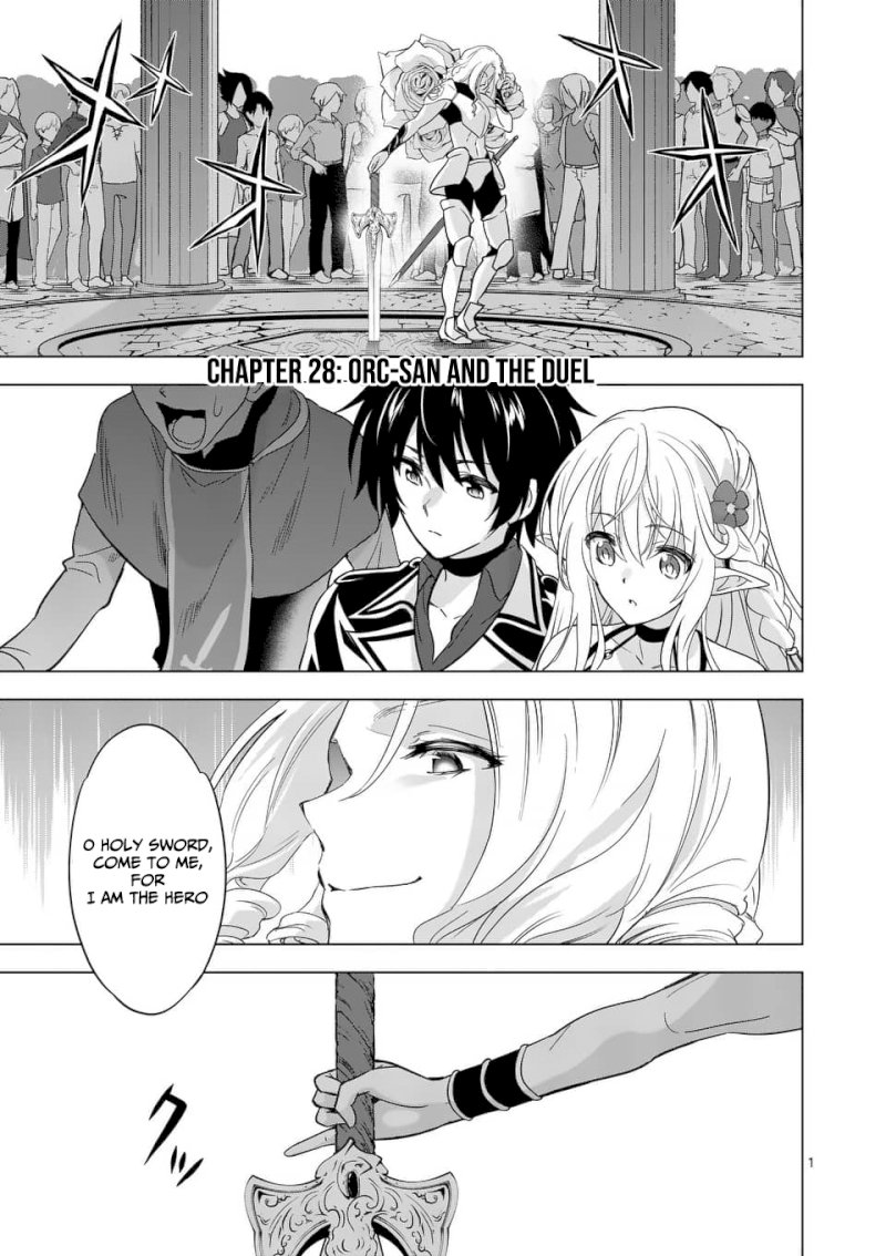 Shijou Saikyou Orc-san no Tanoshii Tanetsuke Harem Zukuri Chapter 28: Orc-San And The Duel Page 2