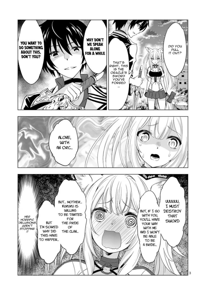 Shijou Saikyou Orc-san no Tanoshii Tanetsuke Harem Zukuri Chapter 29.1: Orc-San’s Lesson Page 4