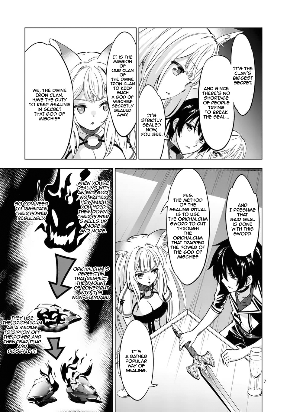 Shijou Saikyou Orc-san no Tanoshii Tanetsuke Harem Zukuri Chapter 33: Orc-San And Kitsune-San’s Sad Memories Page 8