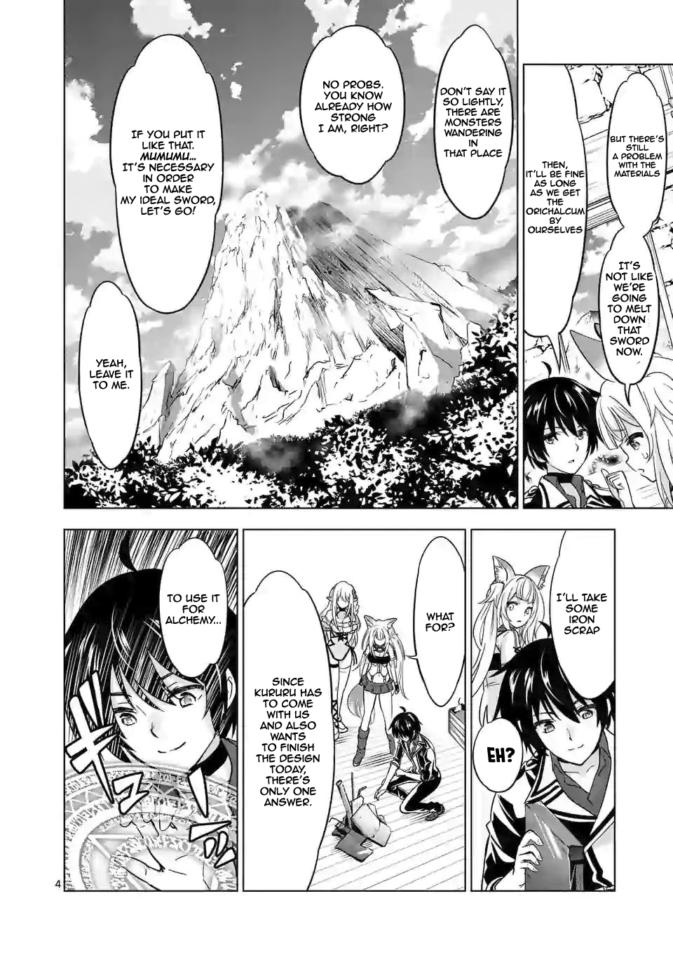 Shijou Saikyou Orc-san no Tanoshii Tanetsuke Harem Zukuri Chapter 34: Orc-San And Orichalcum Digging Page 5