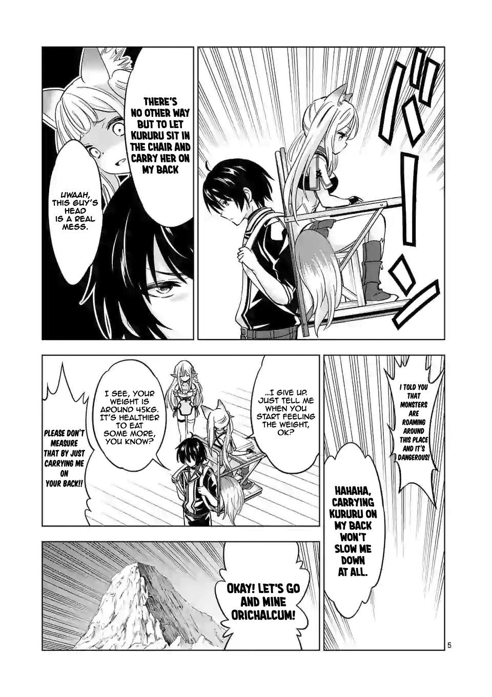 Shijou Saikyou Orc-san no Tanoshii Tanetsuke Harem Zukuri Chapter 34: Orc-San And Orichalcum Digging Page 6