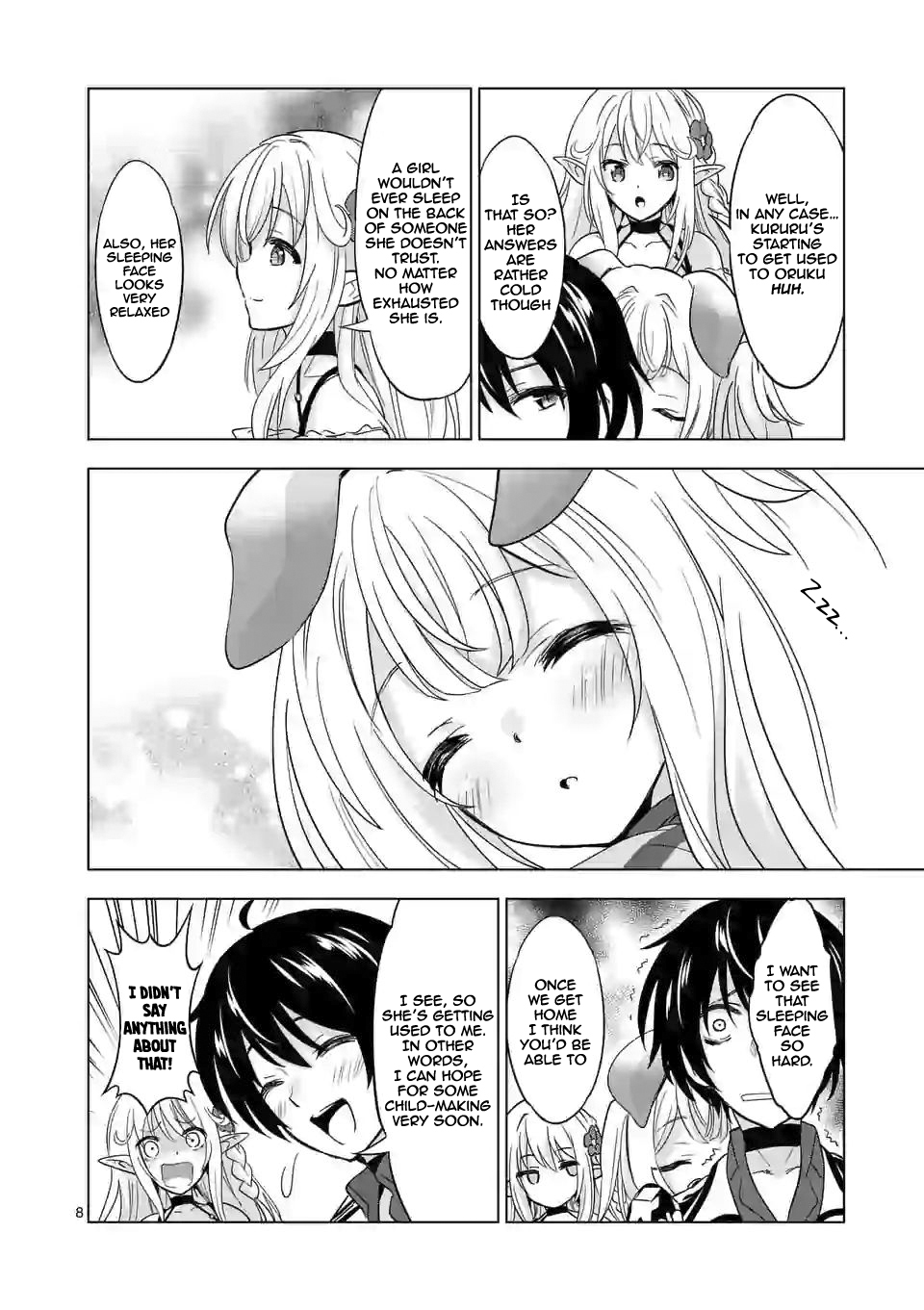 Shijou Saikyou Orc-san no Tanoshii Tanetsuke Harem Zukuri Chapter 35: Orc-San And Hearts Distance Page 9