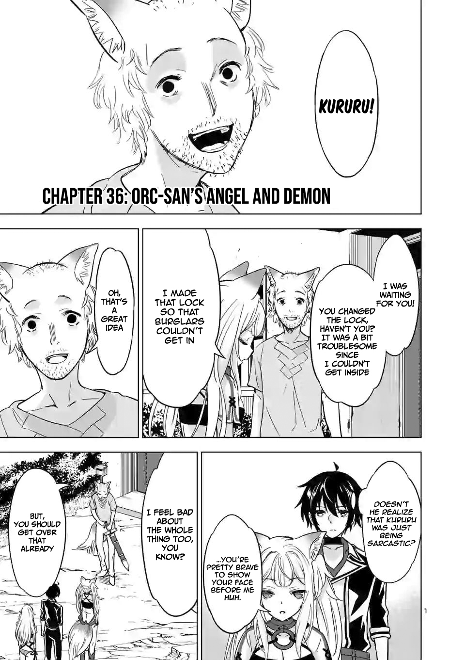 Shijou Saikyou Orc-san no Tanoshii Tanetsuke Harem Zukuri Chapter 36.1: Orc-San’s Angel And Demon Page 2