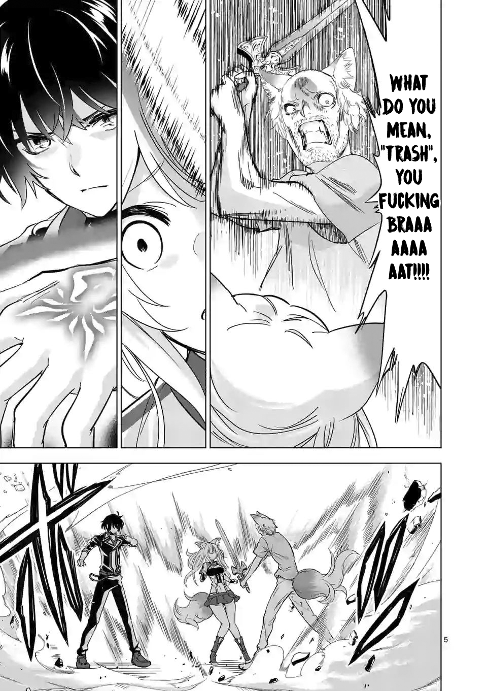 Shijou Saikyou Orc-san no Tanoshii Tanetsuke Harem Zukuri Chapter 36.1: Orc-San’s Angel And Demon Page 6