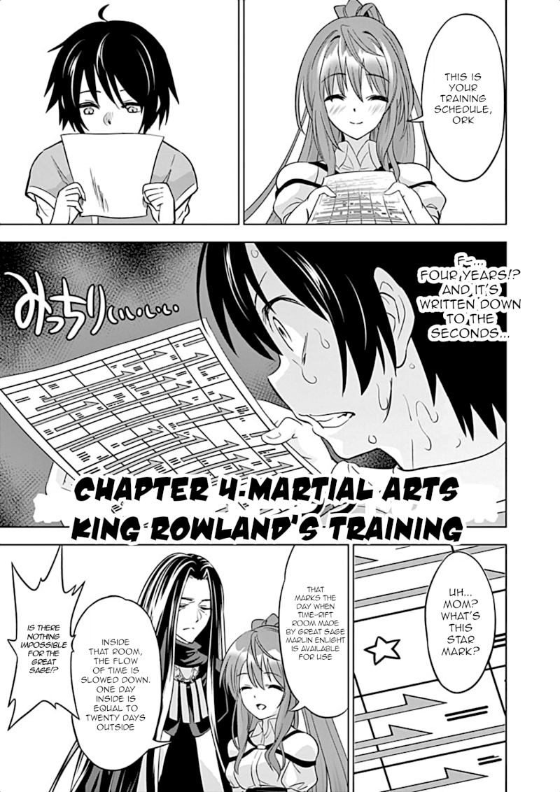 Shijou Saikyou Orc-san no Tanoshii Tanetsuke Harem Zukuri Chapter 4: Martial Arts King Rowland’s Training Page 2