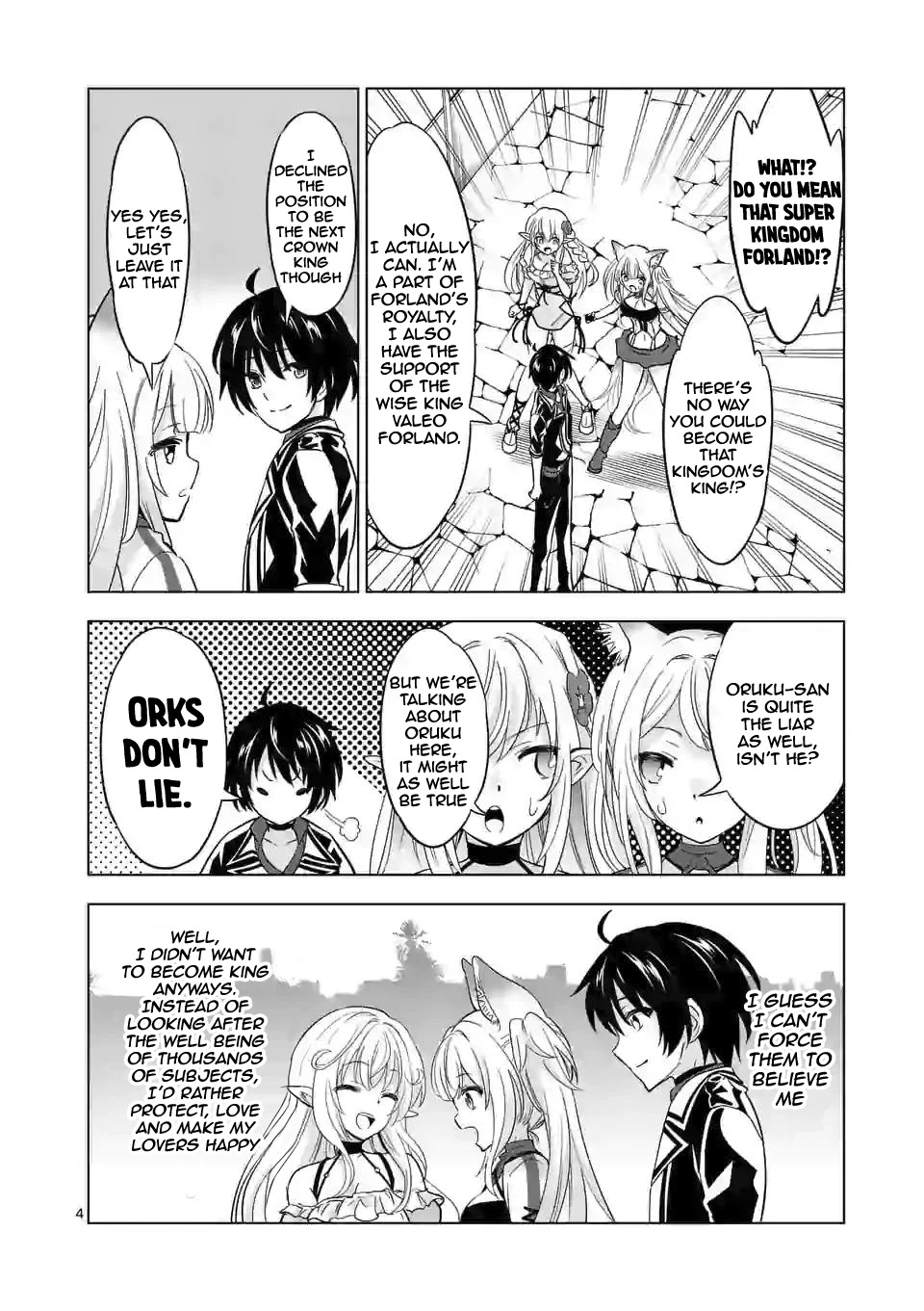 Shijou Saikyou Orc-san no Tanoshii Tanetsuke Harem Zukuri Chapter 41.1 Page 5