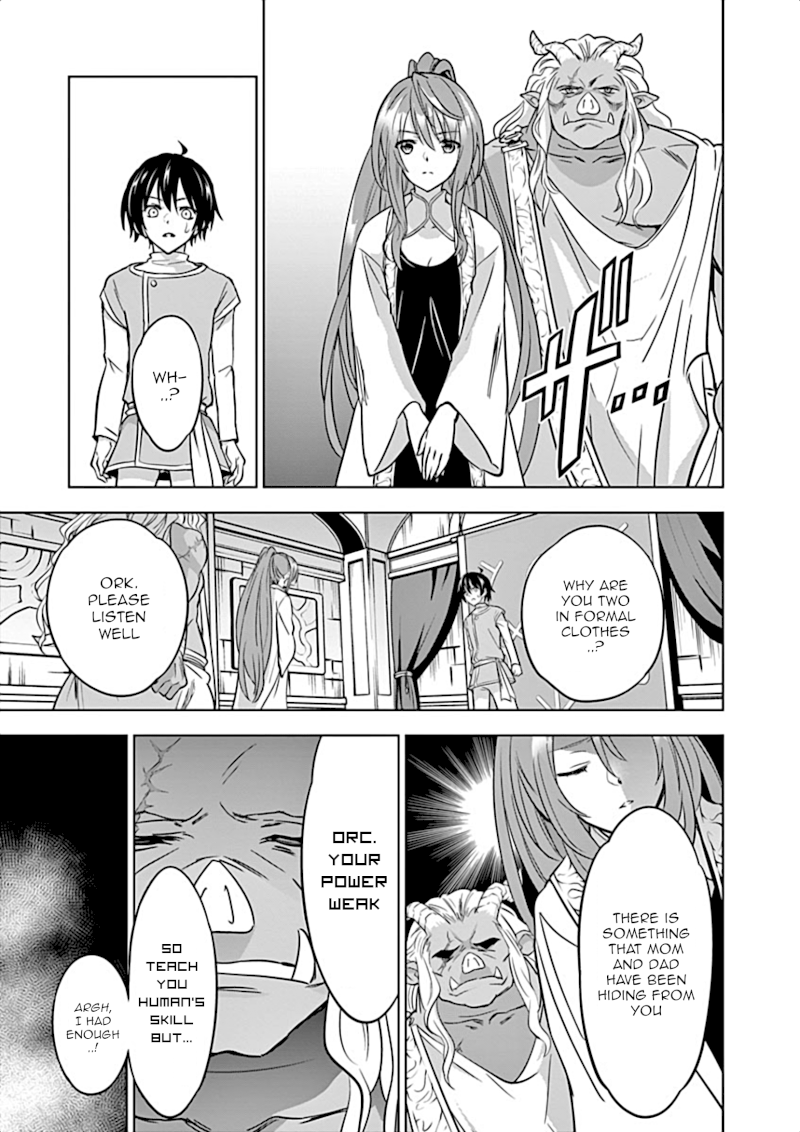 Shijou Saikyou Orc-san no Tanoshii Tanetsuke Harem Zukuri Chapter 6: Secret Behind Ork’s Birth Finally Revealed! Page 4