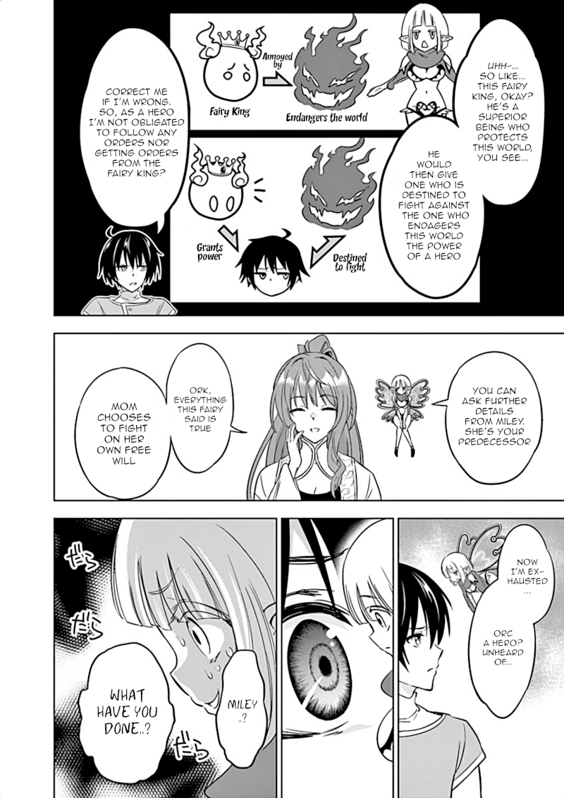 Shijou Saikyou Orc-san no Tanoshii Tanetsuke Harem Zukuri Chapter 7: Hero’s Power Page 7