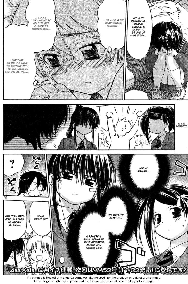 Kiss x Sis Chapter 19 Page 30