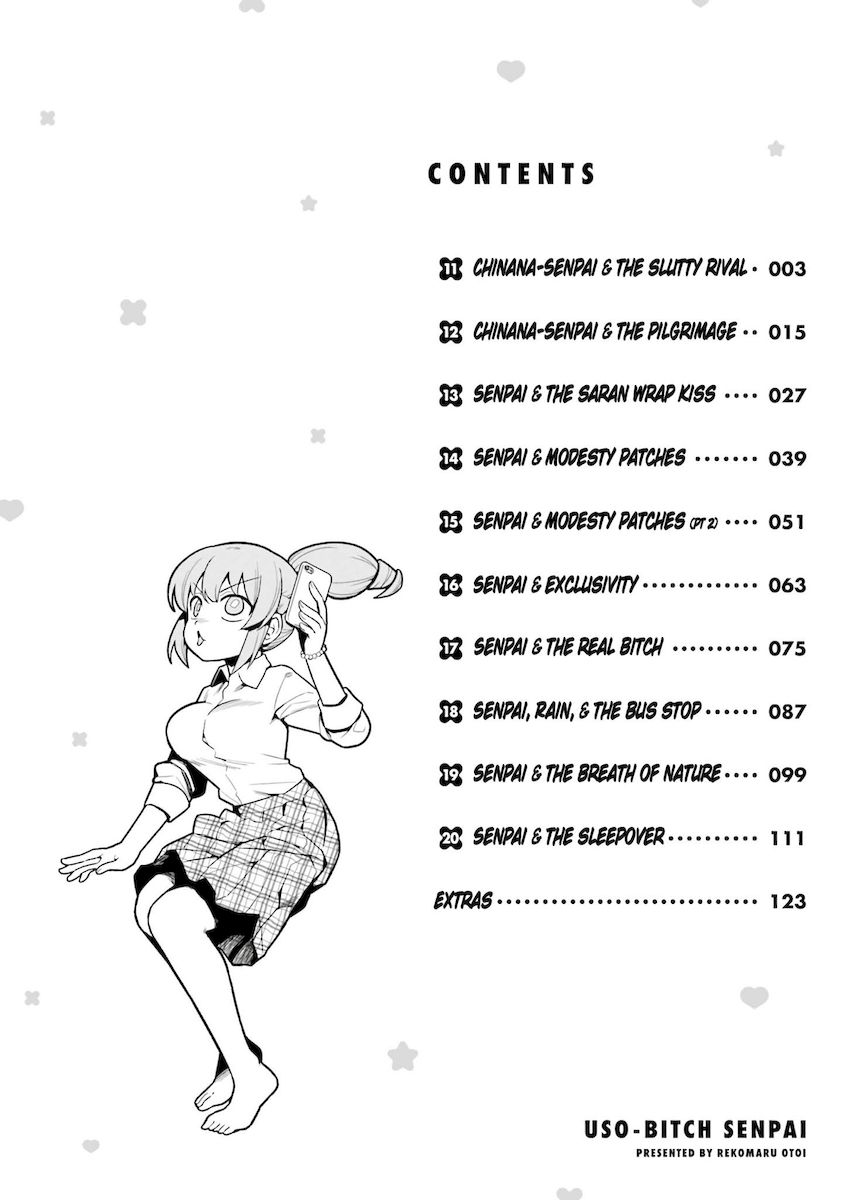 Uso-Bitch Senpai Chapter 11 Page 4