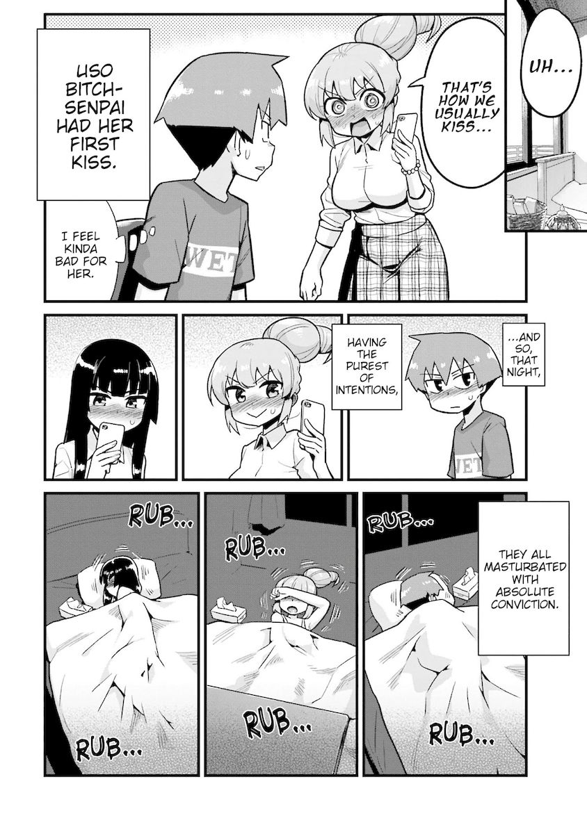 Uso-Bitch Senpai Chapter 13 Page 12