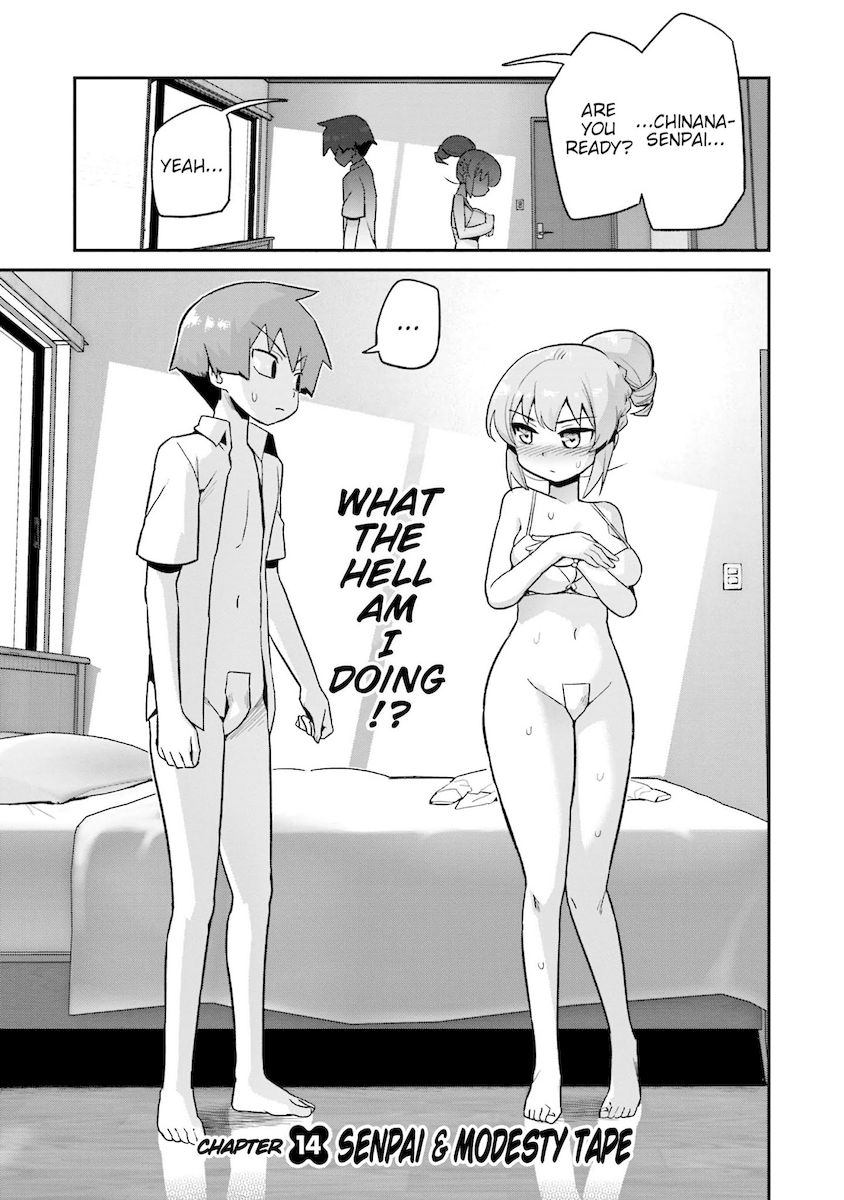 Uso-Bitch Senpai Chapter 14 Page 1