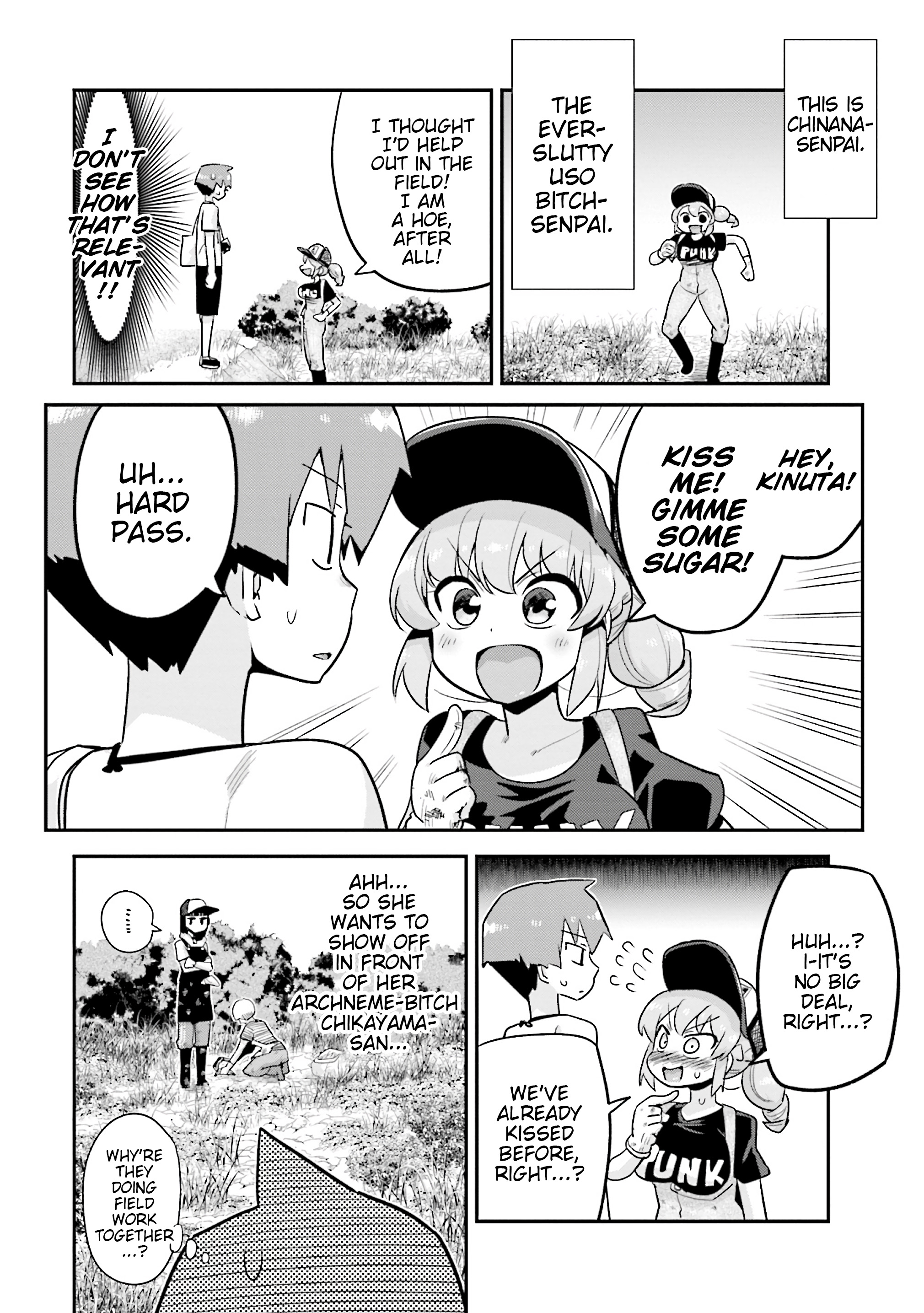 Uso-Bitch Senpai Chapter 16 Page 2