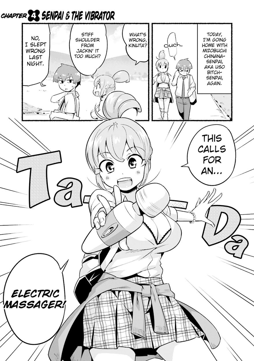 Uso-Bitch Senpai Chapter 4 Page 1