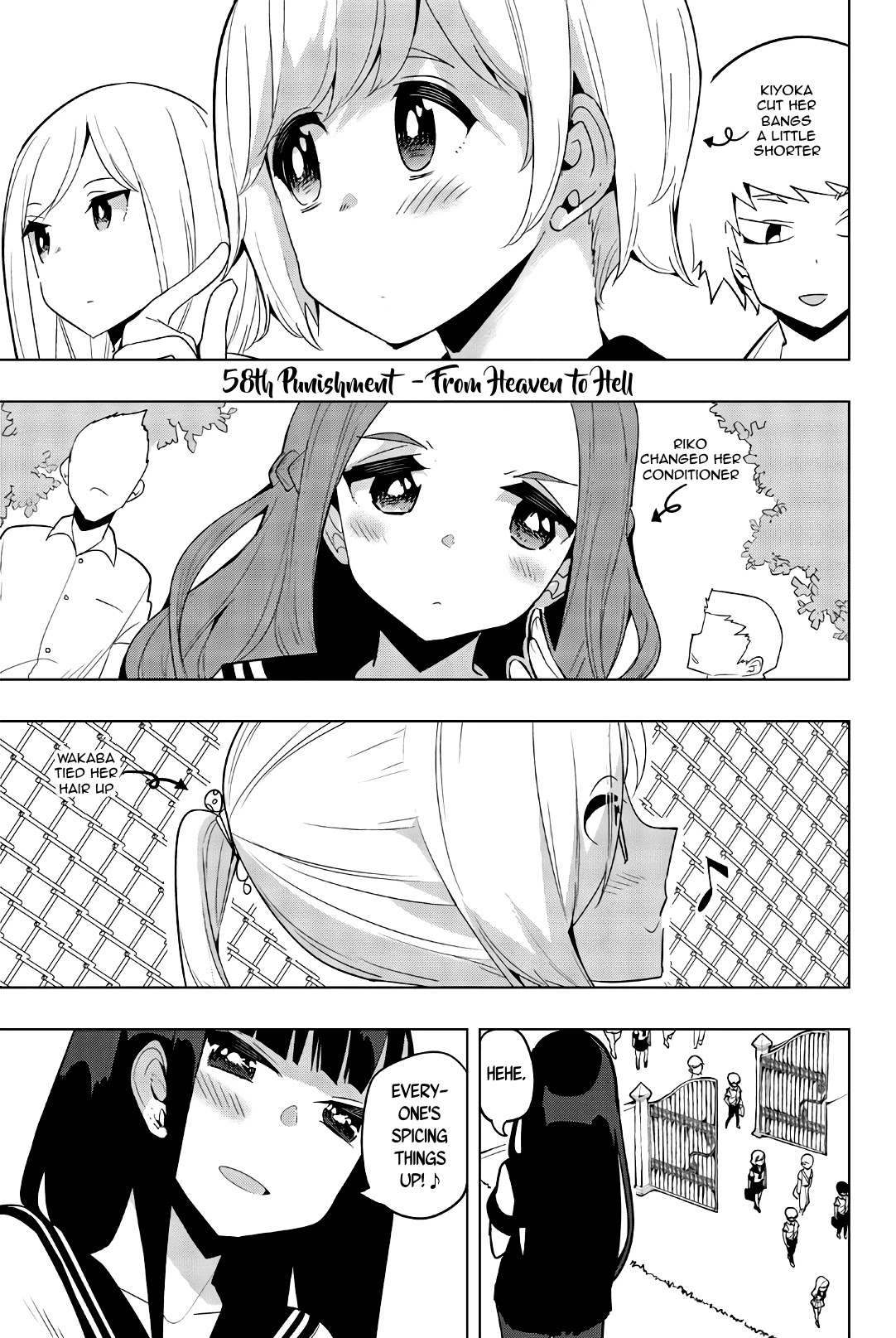 Houkago no Goumon Shoujo Chapter 58: From Heaven To Hell Page 1