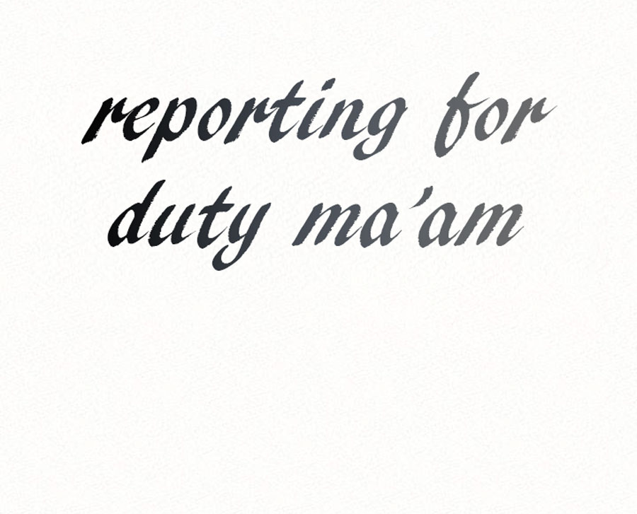 Reporting For Duty Ma’Am Chapter 12 Page 34