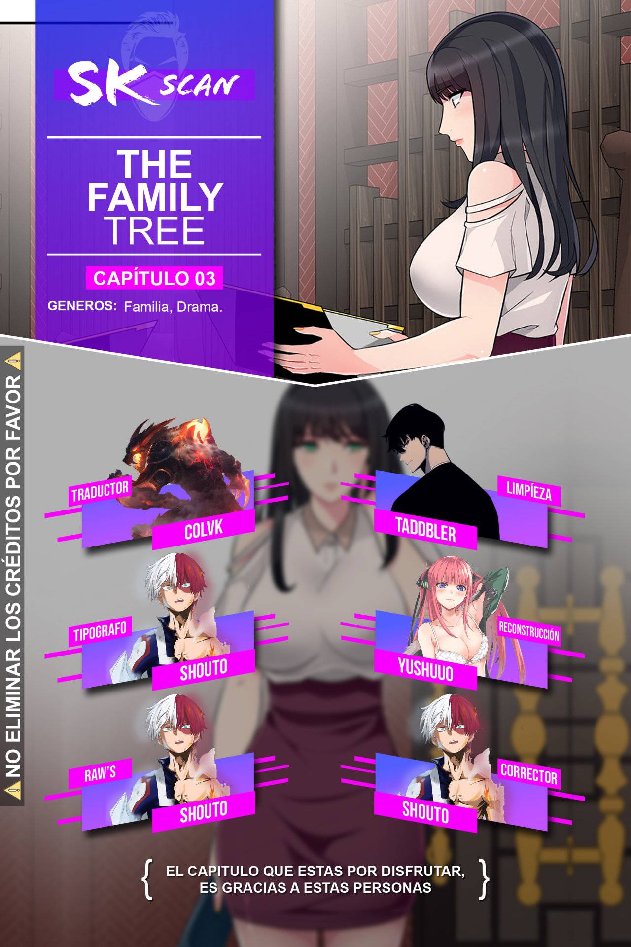 Family Tree Raw Chapter 3 Page 1