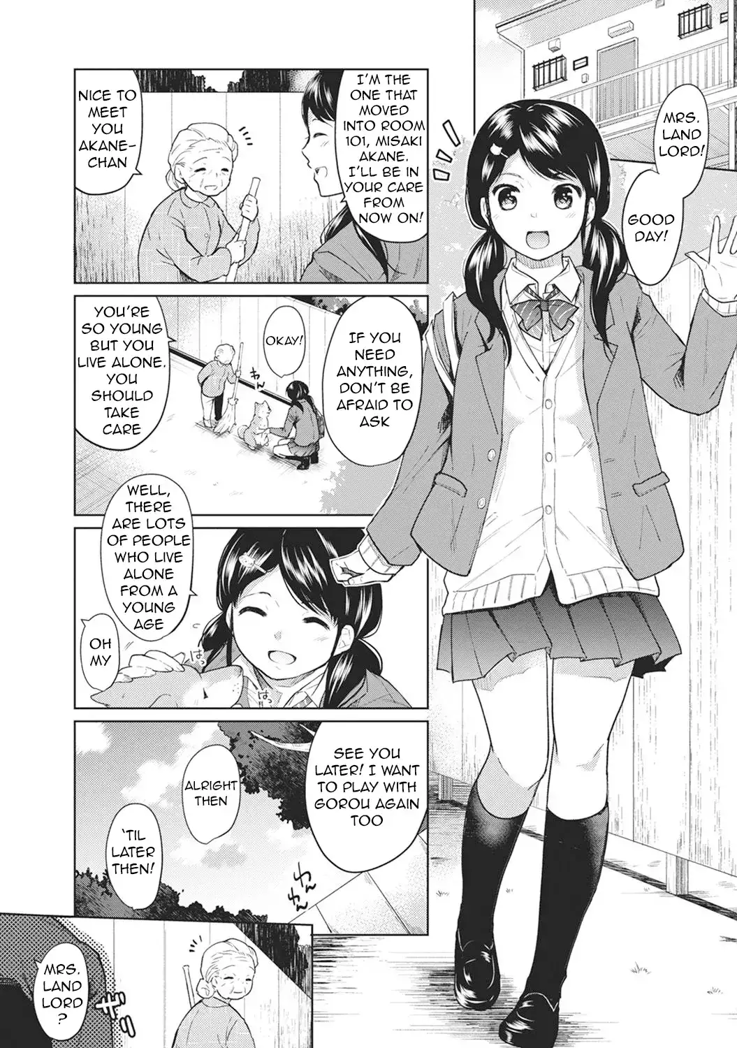 1LDK JK Ikinari Doukyo? Micchaku!? Hatsu Ecchi!!? Chapter 1 Page 2