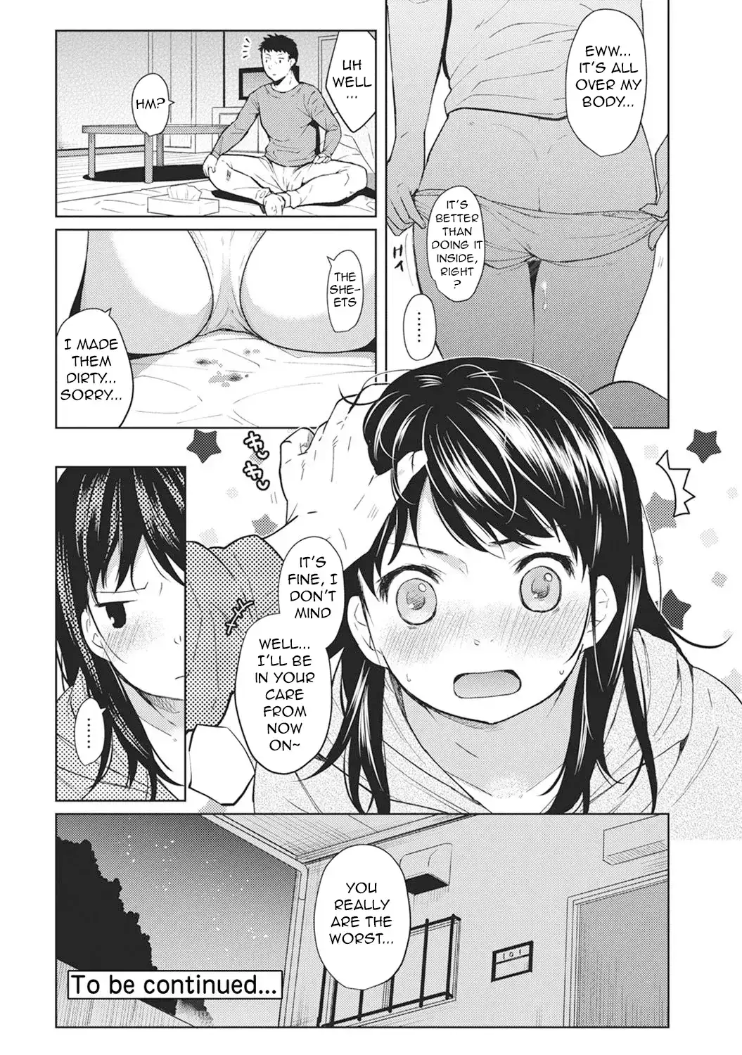 1LDK JK Ikinari Doukyo? Micchaku!? Hatsu Ecchi!!? Chapter 1 Page 25