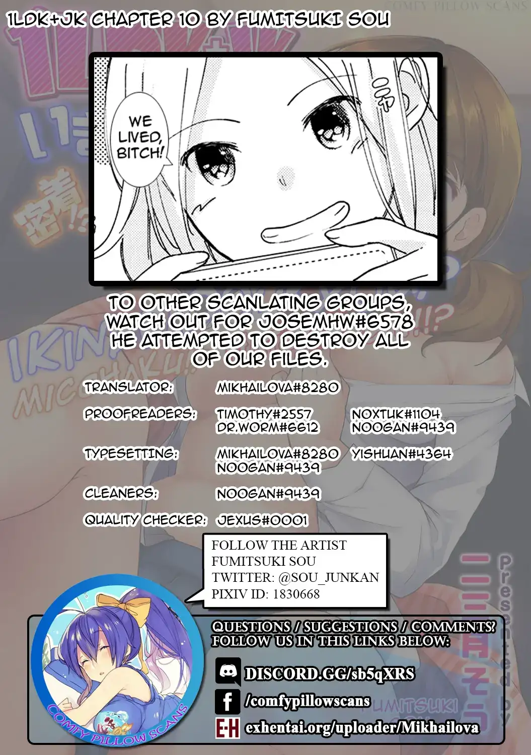 1LDK JK Ikinari Doukyo? Micchaku!? Hatsu Ecchi!!? Chapter 10 Page 24