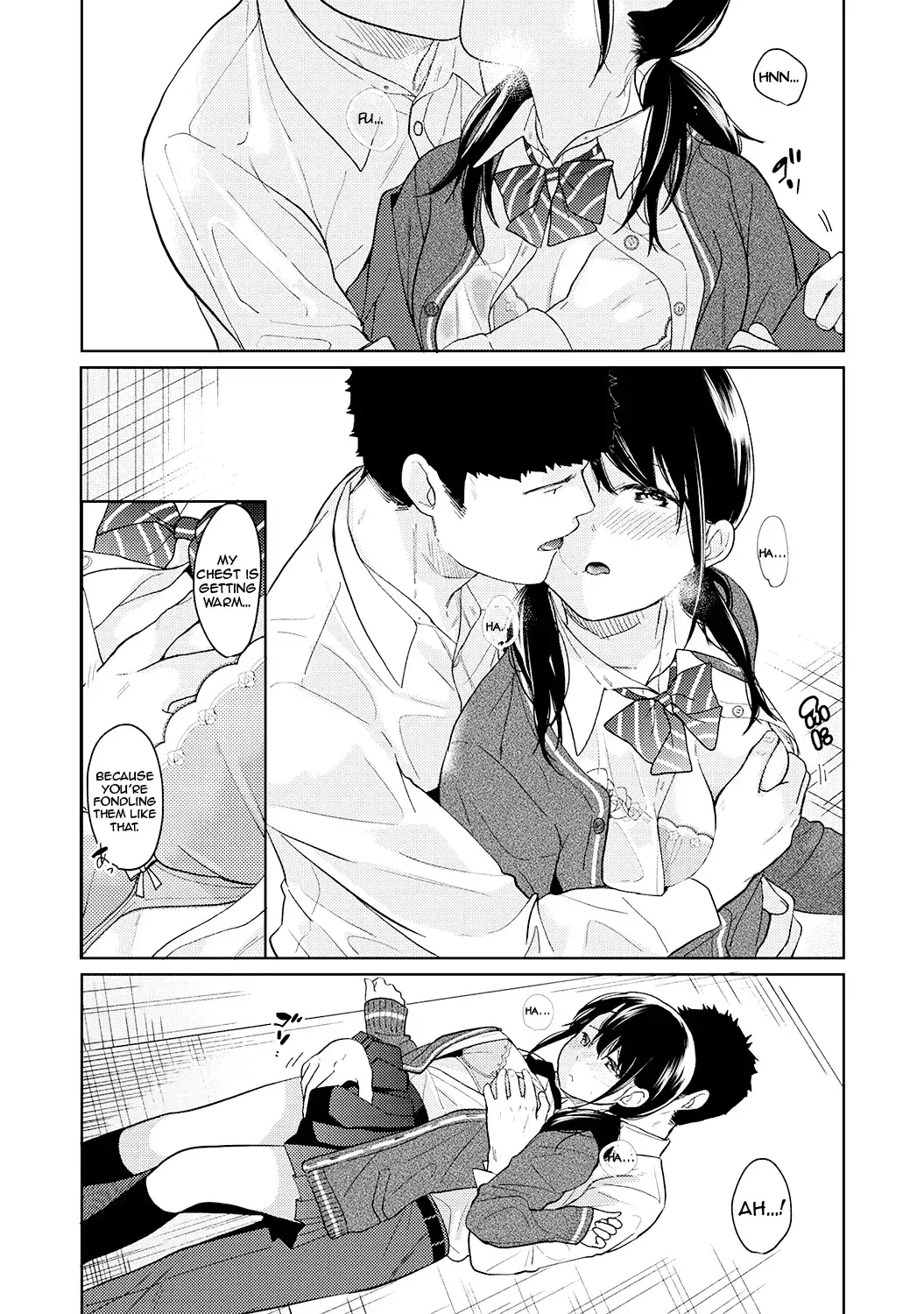 1LDK JK Ikinari Doukyo? Micchaku!? Hatsu Ecchi!!? Chapter 12 Page 12