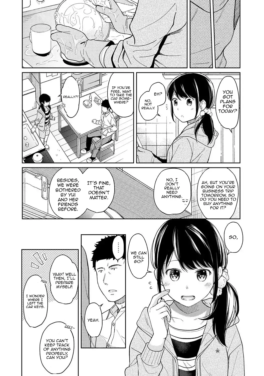 1LDK JK Ikinari Doukyo? Micchaku!? Hatsu Ecchi!!? Chapter 13 Page 9