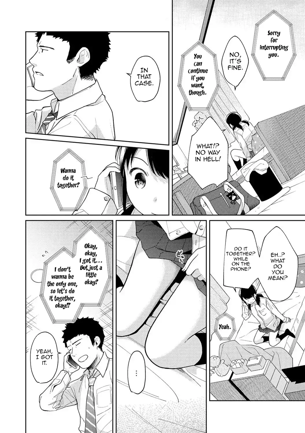1LDK JK Ikinari Doukyo? Micchaku!? Hatsu Ecchi!!? Chapter 14 Page 15