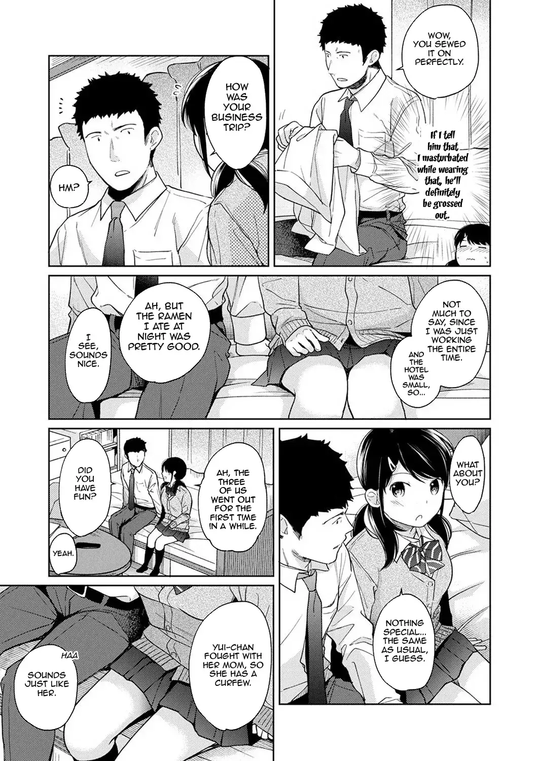 1LDK JK Ikinari Doukyo? Micchaku!? Hatsu Ecchi!!? Chapter 15 Page 12