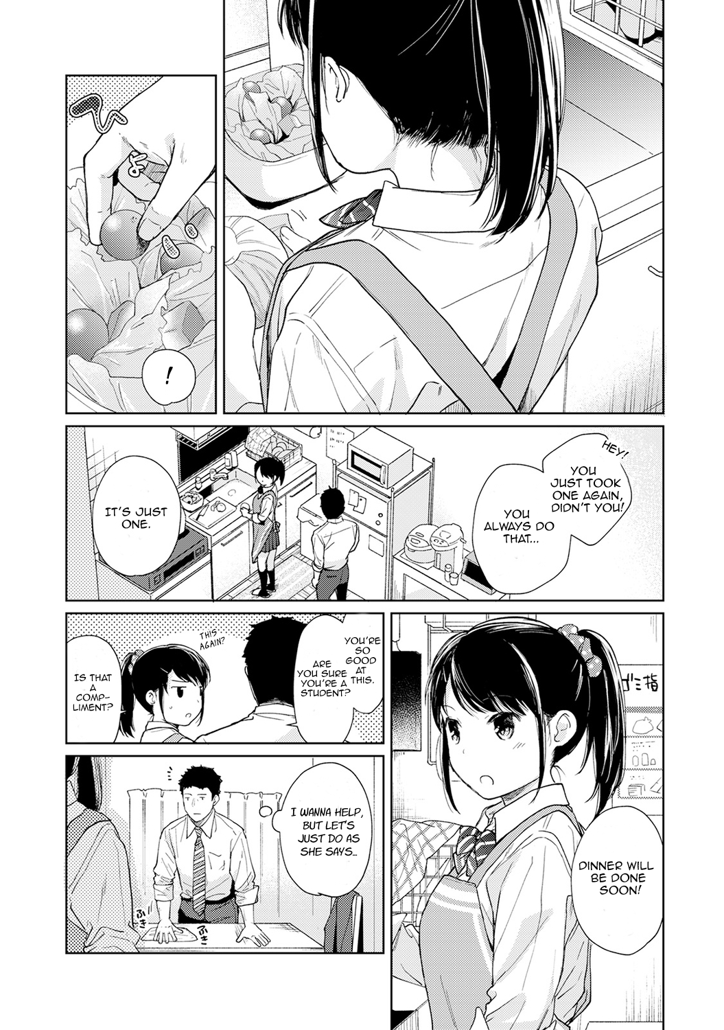 1LDK JK Ikinari Doukyo? Micchaku!? Hatsu Ecchi!!? Chapter 17 Page 6