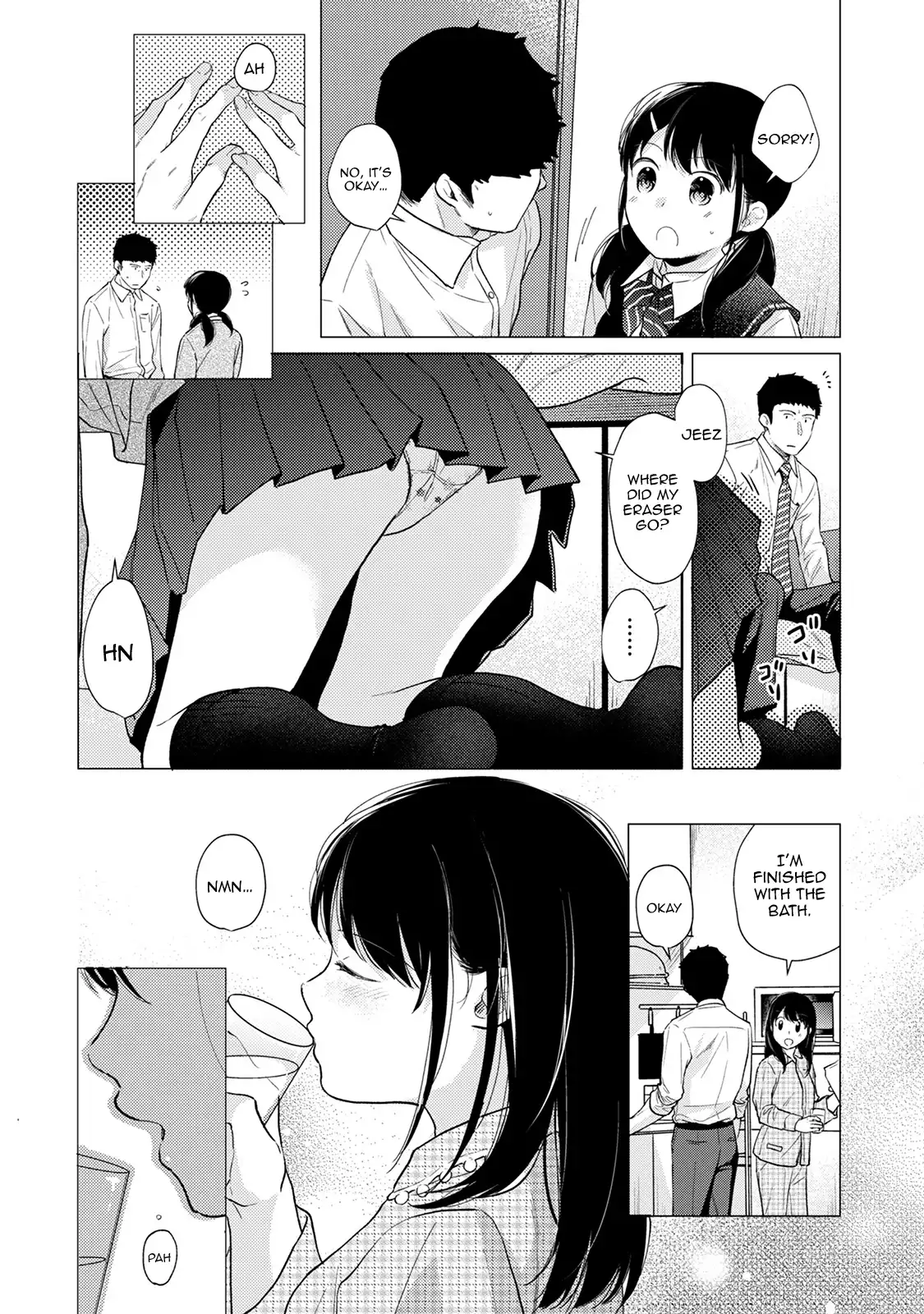 1LDK JK Ikinari Doukyo? Micchaku!? Hatsu Ecchi!!? Chapter 22 Page 23