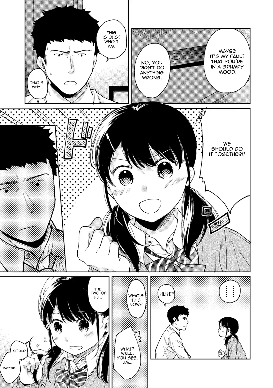 1LDK JK Ikinari Doukyo? Micchaku!? Hatsu Ecchi!!? Chapter 23 Page 12