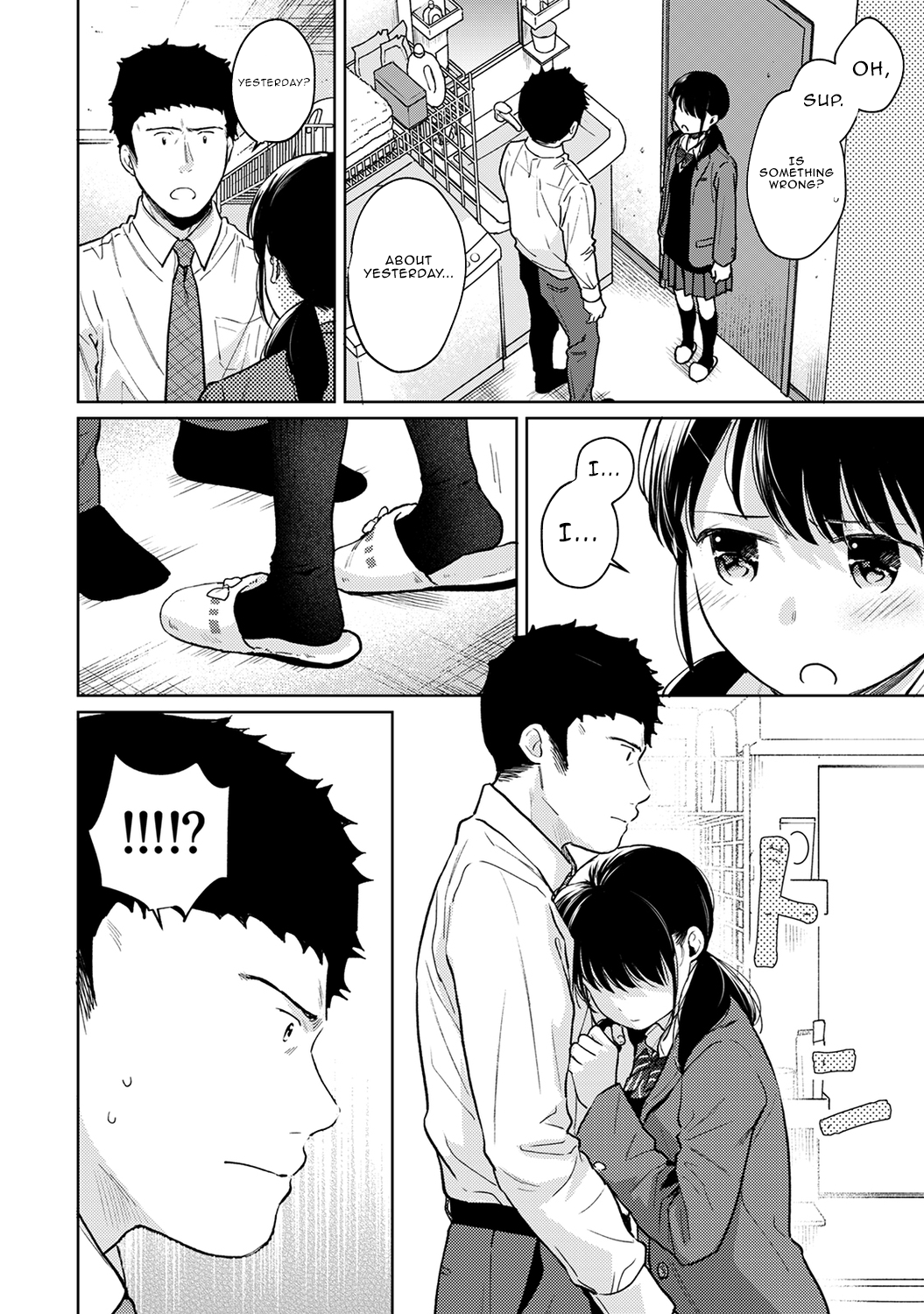 1LDK JK Ikinari Doukyo? Micchaku!? Hatsu Ecchi!!? Chapter 25 Page 15