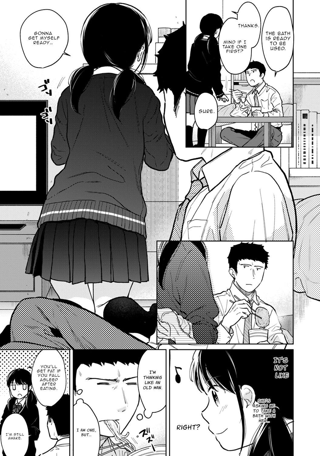 1LDK JK Ikinari Doukyo? Micchaku!? Hatsu Ecchi!!? Chapter 25 Page 4