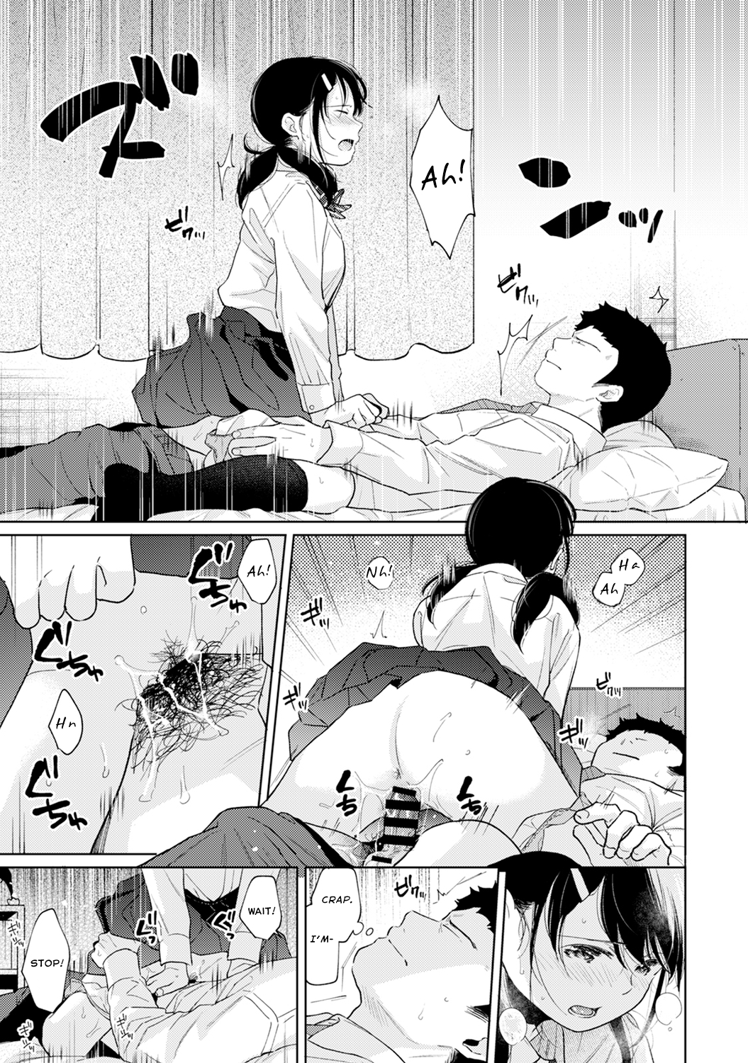1LDK JK Ikinari Doukyo? Micchaku!? Hatsu Ecchi!!? Chapter 26 Page 28