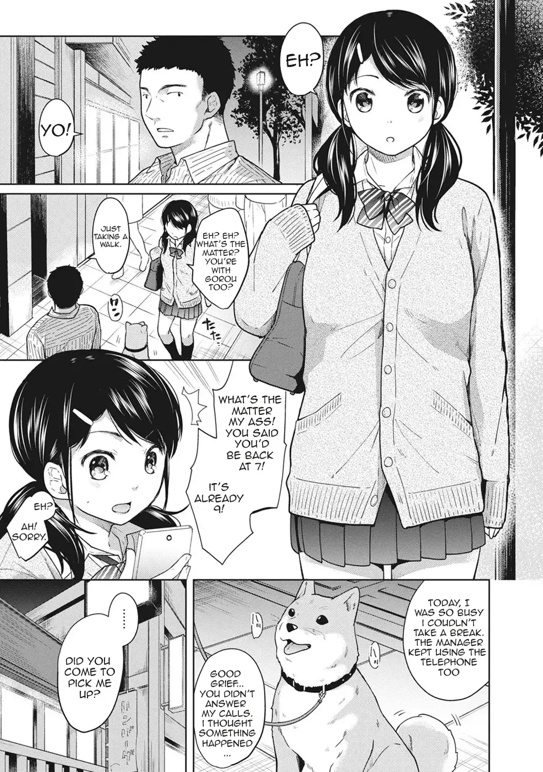 1LDK JK Ikinari Doukyo? Micchaku!? Hatsu Ecchi!!? Chapter 3 Page 3