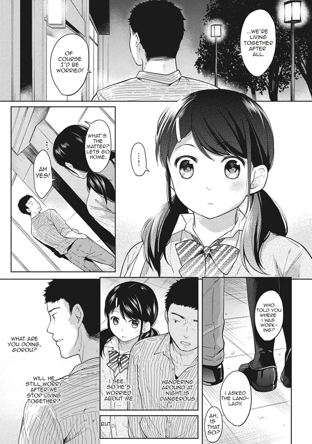 1LDK JK Ikinari Doukyo? Micchaku!? Hatsu Ecchi!!? Chapter 3 Page 4