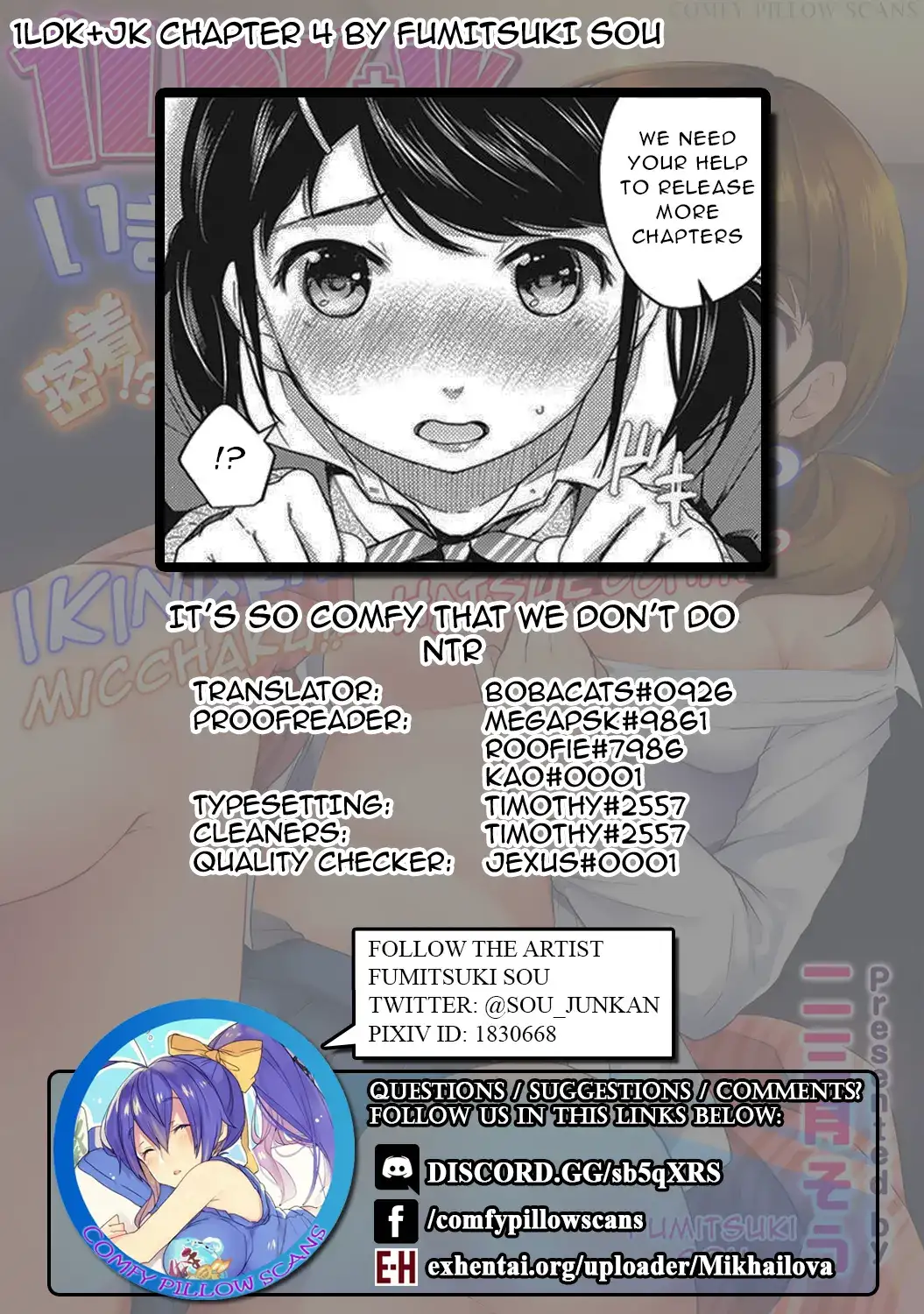 1LDK JK Ikinari Doukyo? Micchaku!? Hatsu Ecchi!!? Chapter 4 Page 26