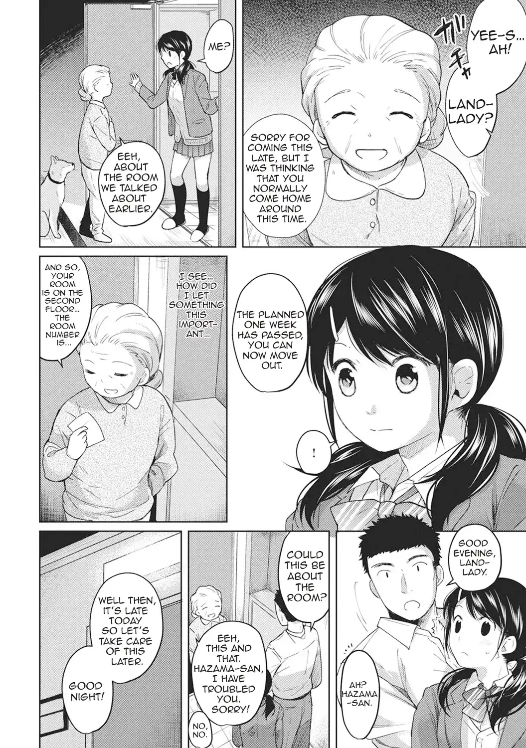 1LDK JK Ikinari Doukyo? Micchaku!? Hatsu Ecchi!!? Chapter 4 Page 5