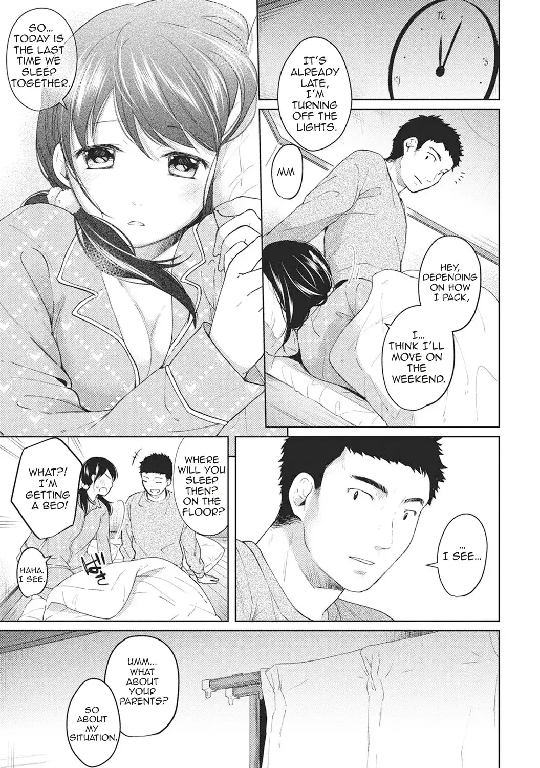 1LDK JK Ikinari Doukyo? Micchaku!? Hatsu Ecchi!!? Chapter 4 Page 8